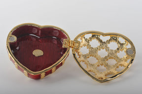 Keren Kopal Shiny Heart Trinket Box  49.00