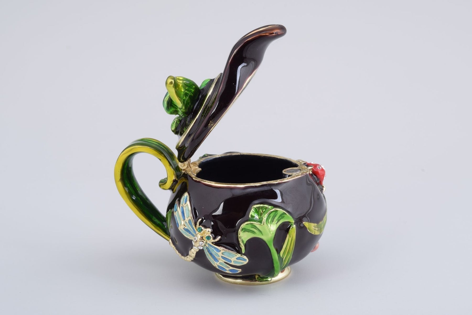 Keren Kopal Teapot Decorated with a Ladybug and a Dragonfly  57.75