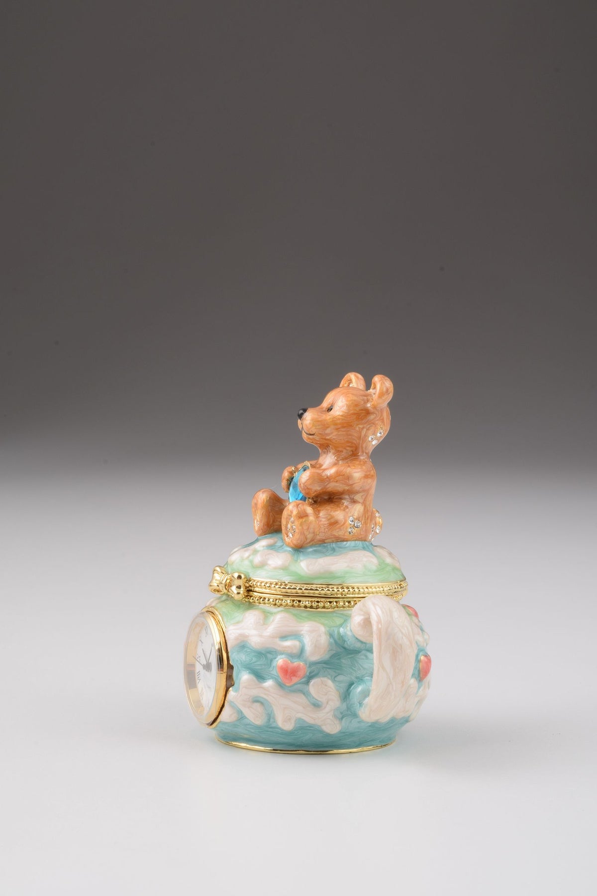 Keren Kopal Teddy Bear Sitting on a Teapot  89.00