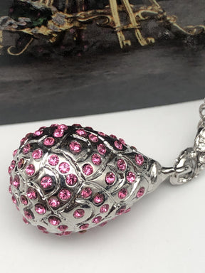 Silver Egg Pendant Necklace jewelry Keren Kopal