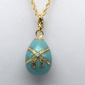 Turquoise Egg Pendant Necklace jewelry Keren Kopal